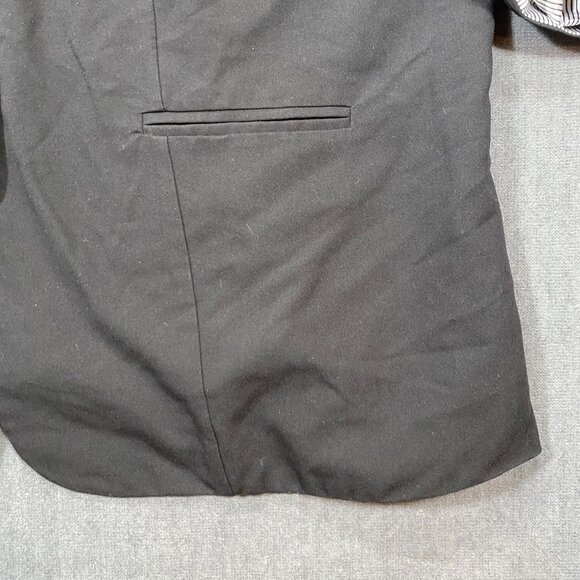 Torrid Womens Black Blazer Jacket W/ Ruched Sleeves Size 3 (3XL) Polyester Blend - Picture 7 of 12